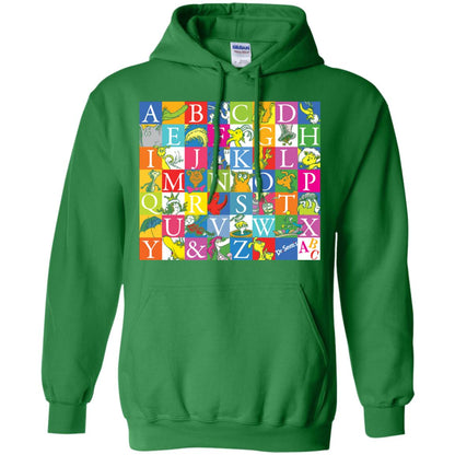 Dr. Seuss A To Z Gift Shirt For Funny Man Irish Green