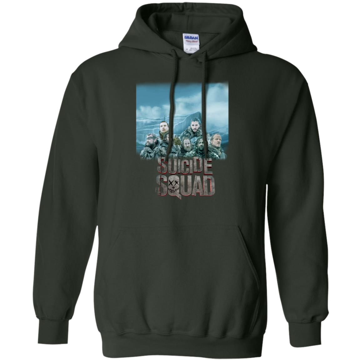 Suicide Squad Game Of Thrones Version T-shirt Forest Green