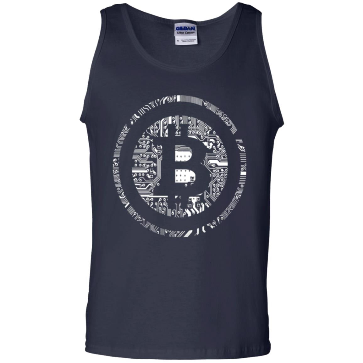 Crypto Currency Traders Bitcoin T-shirt Navy
