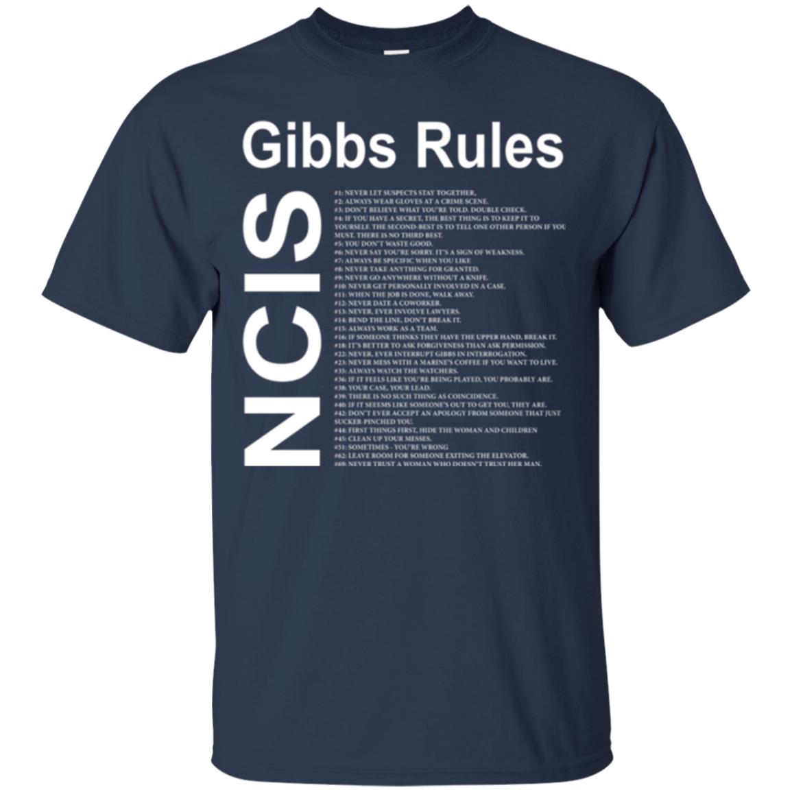 Gibbs Rules T-shirt Navy