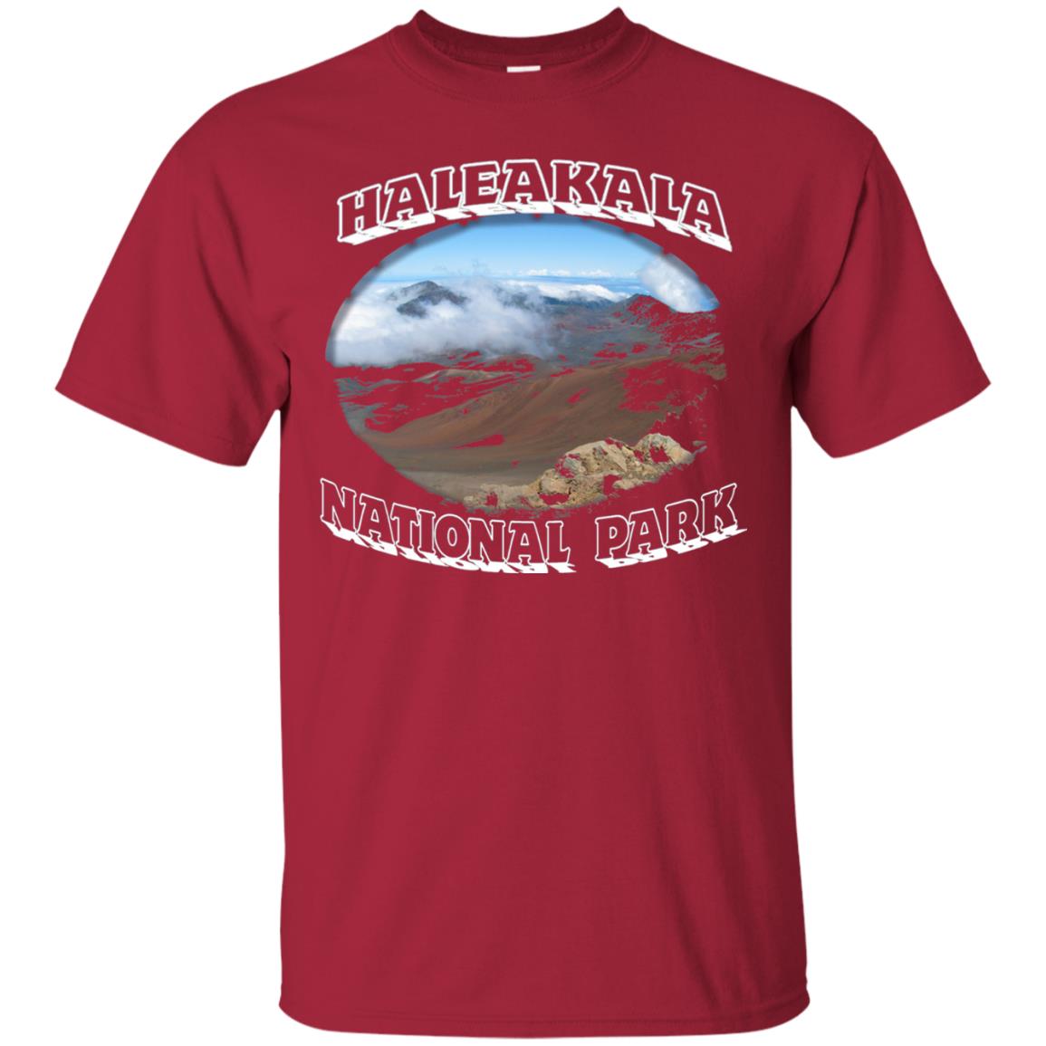Mountain T-shirt Haleakala National Park Volcoana Cardinal