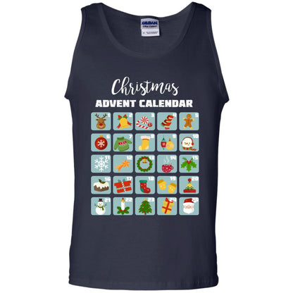 Christmas Calendar December 2018 Gift Shirt Navy