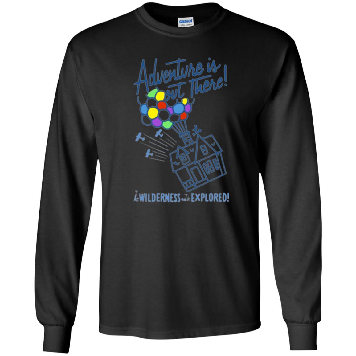 Adventure Is Out There T-shirt Black