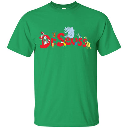 Dr. Seuss Family National Wear Red Day T-shirt Irish Green