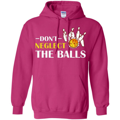 Bowling Lover T-shirt Don't Neglect The Balls Heliconia