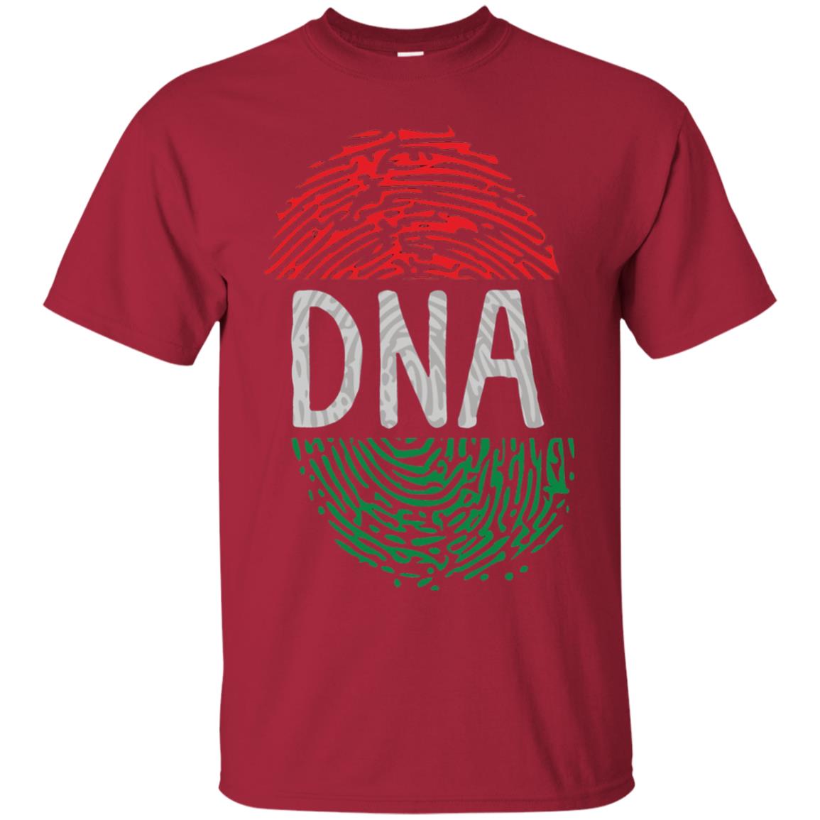 Flag Thumb Fingerprint Roots Proud Africa Dna T-shirt Cardinal