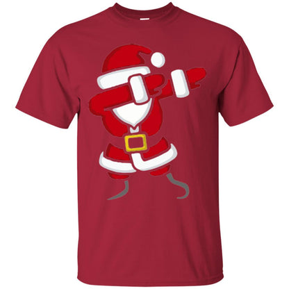 Christmas T-shirt Dabbing Santa Claus Cardinal