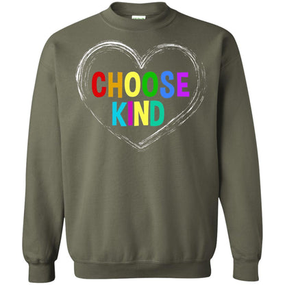 Choose Kind Anti Bullying T-shirt Military Green