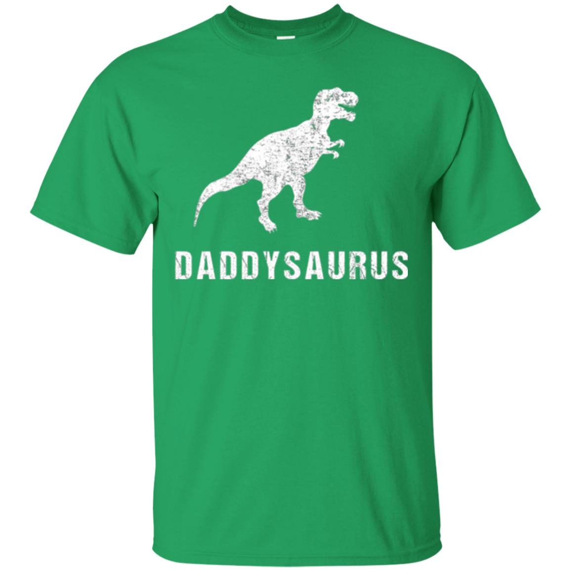 Dad T-shirt Daddysaurus Irish Green