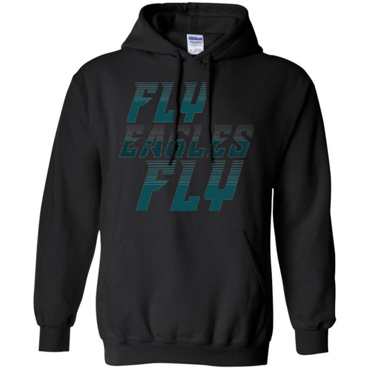 Football Lover T-shirt Fly Eagles Fly Black