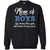 Mom Of Boys Less Drama Than Girls But Harder To Keep Alive ShirtG180 Gildan Crewneck Pullover Sweatshirt 8 oz.