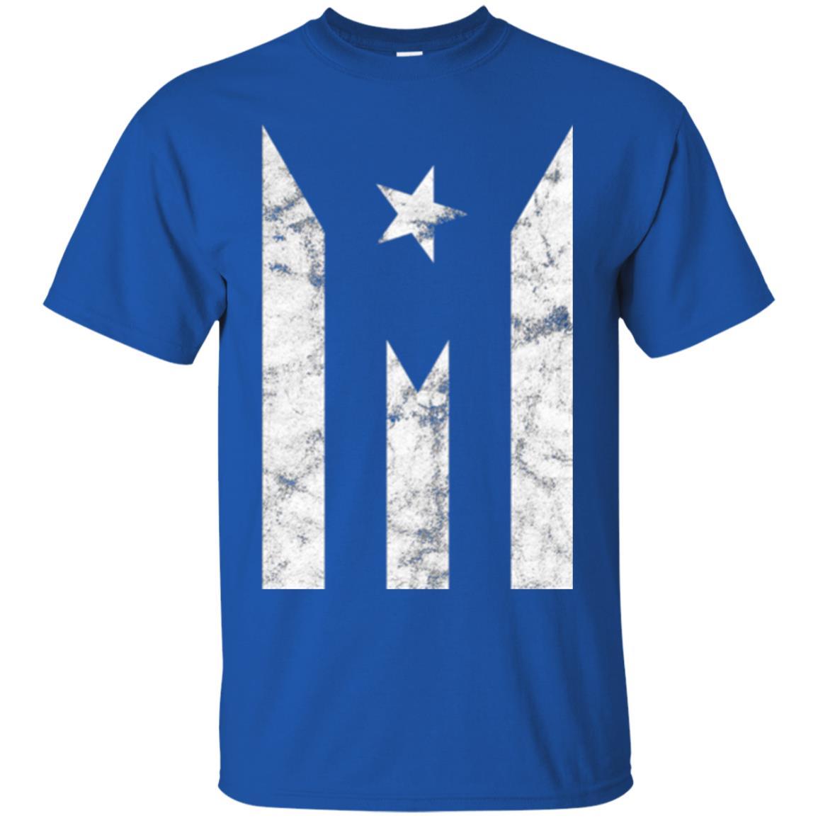 Boricua T-shirt Puerto Rico Black Flag T-shirt Royal