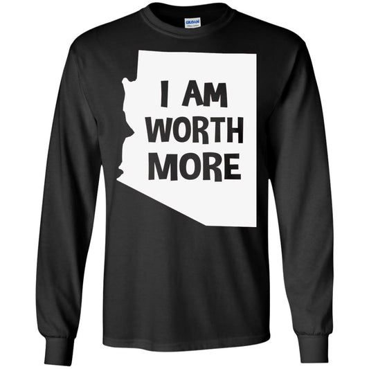 Arizona Teacher Shirt I Am Worth More Black