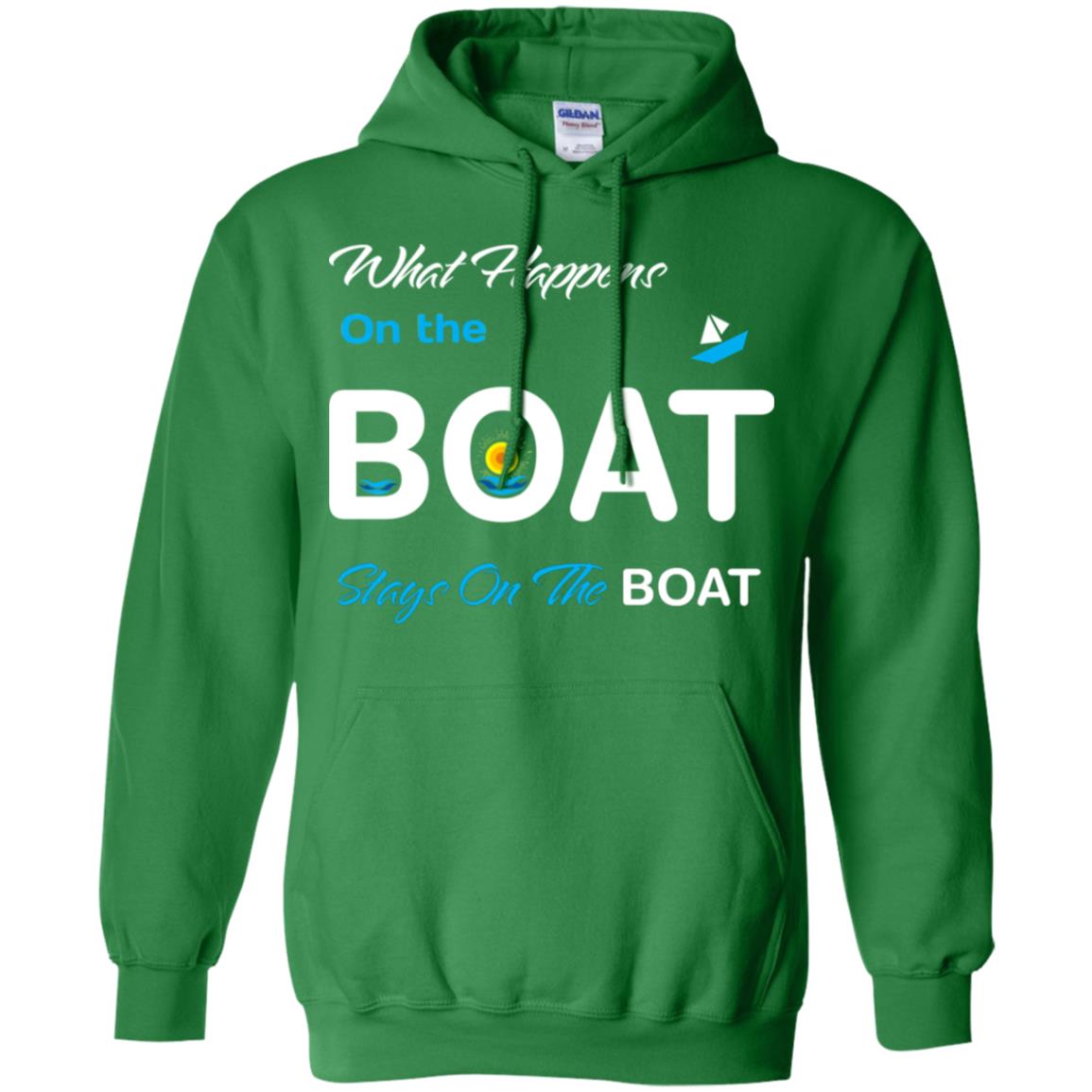 What Happens On The Boat Stay On The Boat Summer Vacation Shirt Irish Green