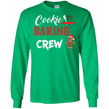 Christmas T-Shirt Cookie Baking Crew Irish Green