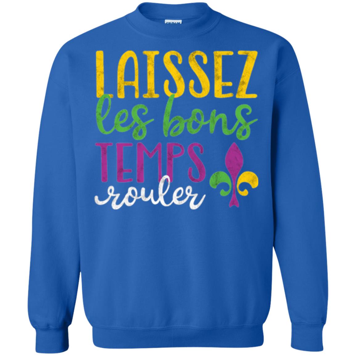 Mardi Gras T-shirt Laissez Les Bons Temps Rouler Royal