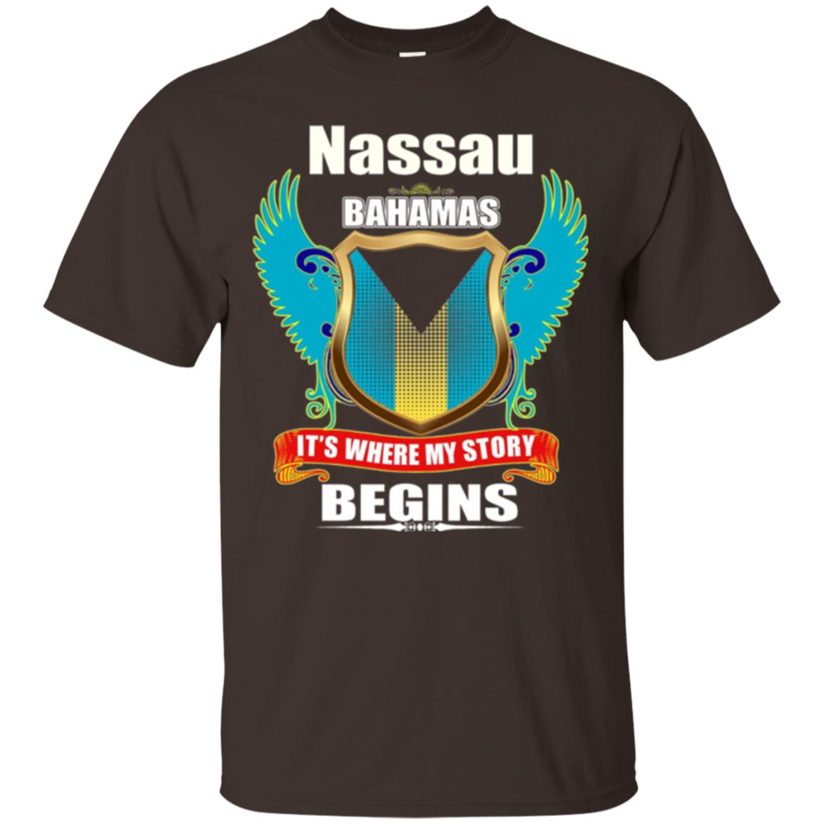 Bahamian T-shirt Nassau Bahamas T-shirt Dark Chocolate