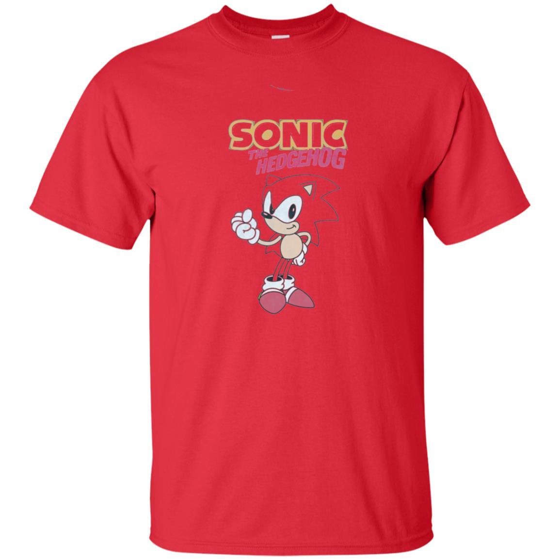 Movie T-Shirt Sonic The Hedgehog Red