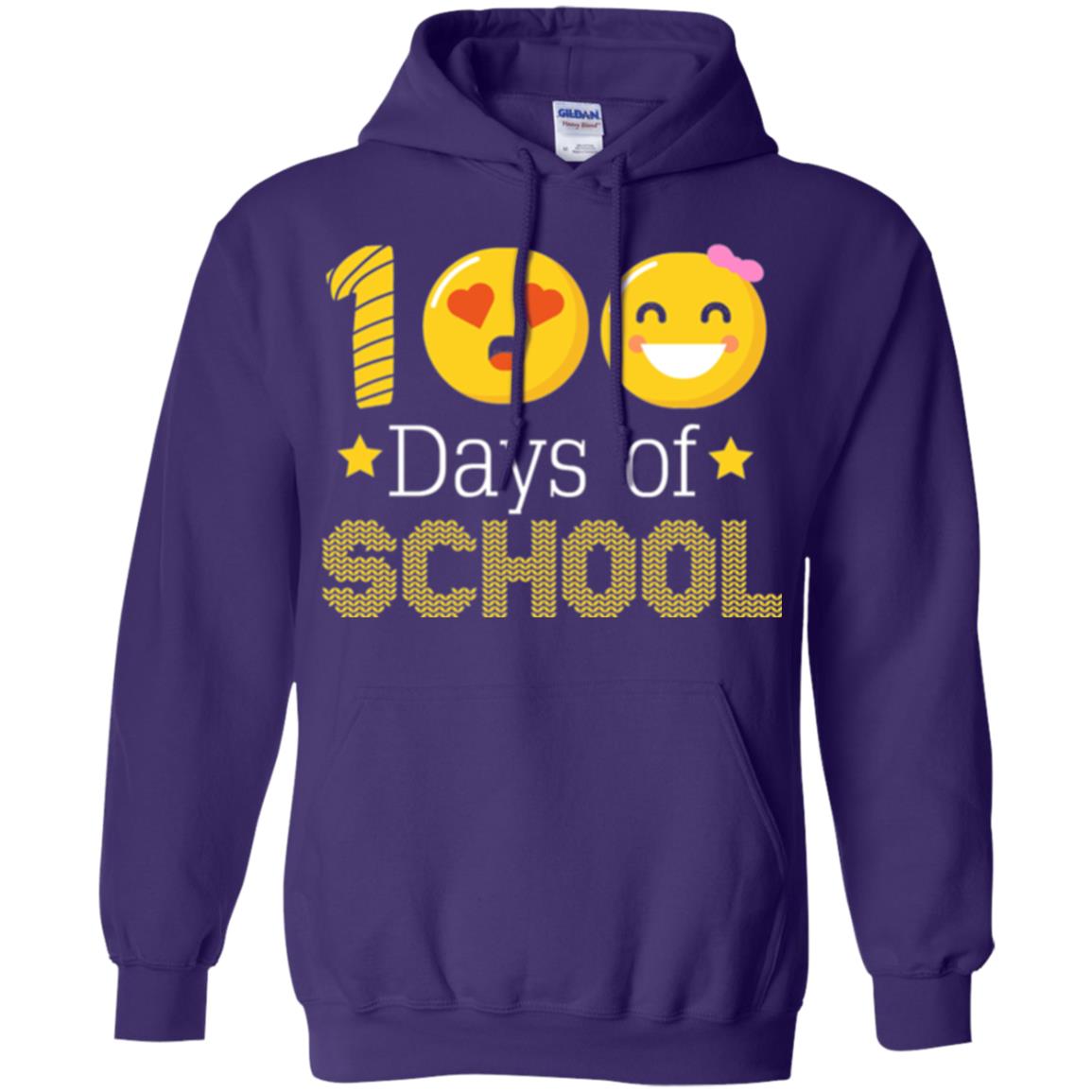 Teacher T-shirt 100 Days Of School T-shirt Purple