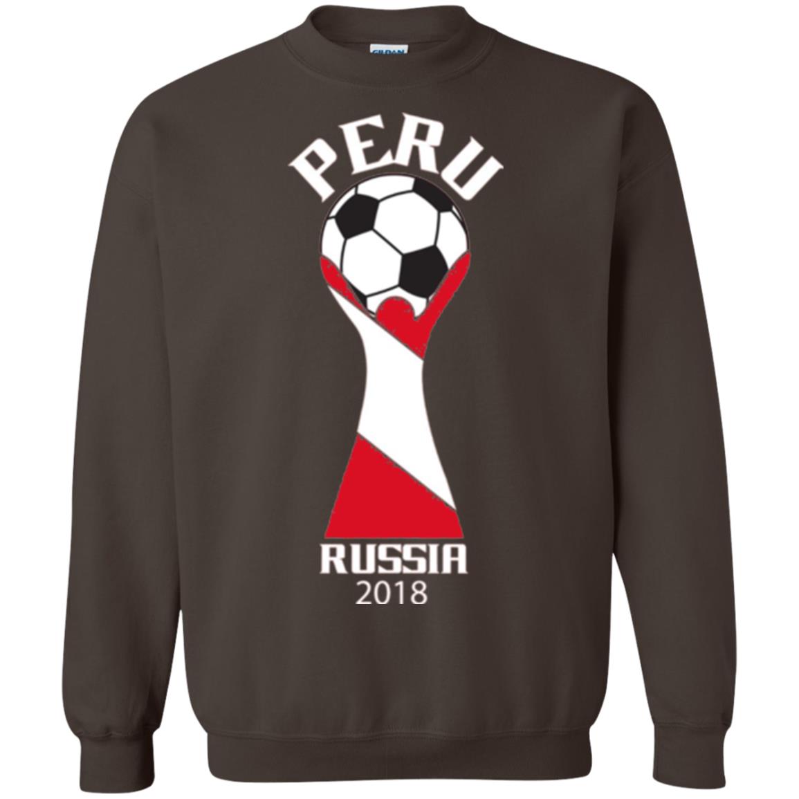 Football Lovers T-shirt Peru Russia 2108 Dark Chocolate