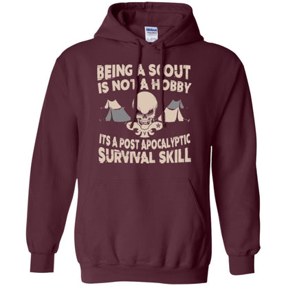 Being A Scout Is Not A Hobby T-shirt Maroon