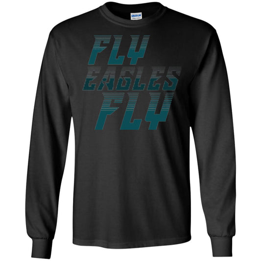 Football Lover T-shirt Fly Eagles Fly Black
