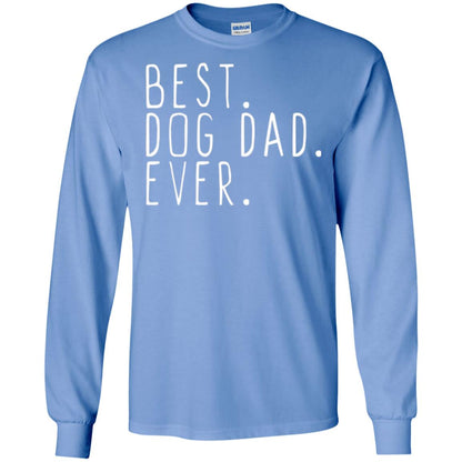 Best Dog Dad Ever T-shirt Carolina Blue
