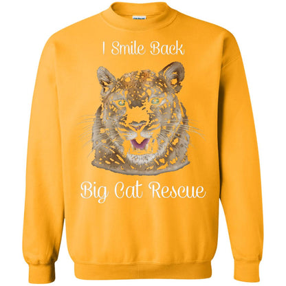 I Smile Back Big Cat Recuse Shirt Gold