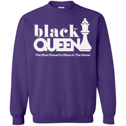 Black Queen The Most Powerful Piece In The Game Proud Black Woman T-shirt Purple