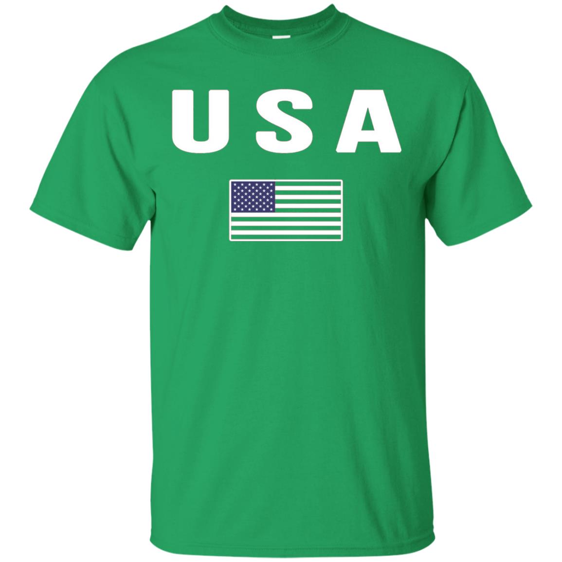 Usa T-shirt America United States Irish Green