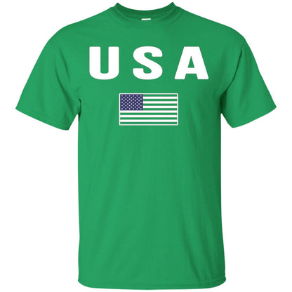 Usa T-shirt America United States Irish Green