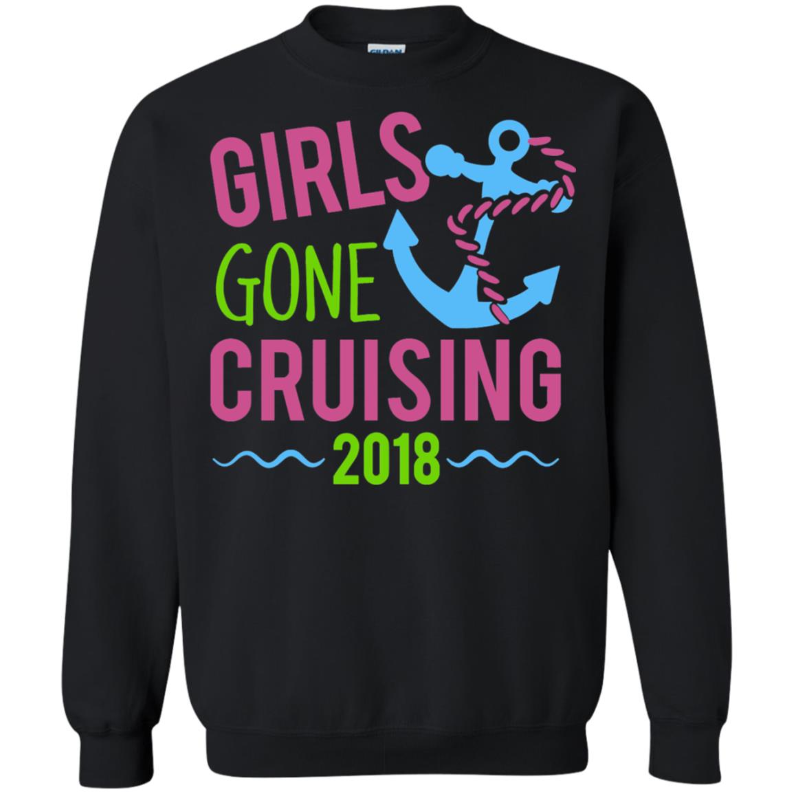 Girls Gone Cruising Girls Trip Cruise T-shirt Black