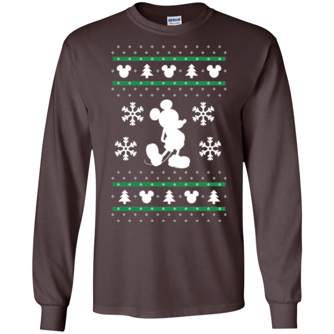 Christmas T-shirt Mickey Mouse Dark Chocolate