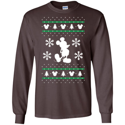 Christmas T-shirt Mickey Mouse Dark Chocolate