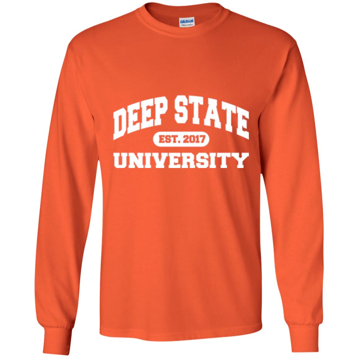 Deep State University T-shirt Orange