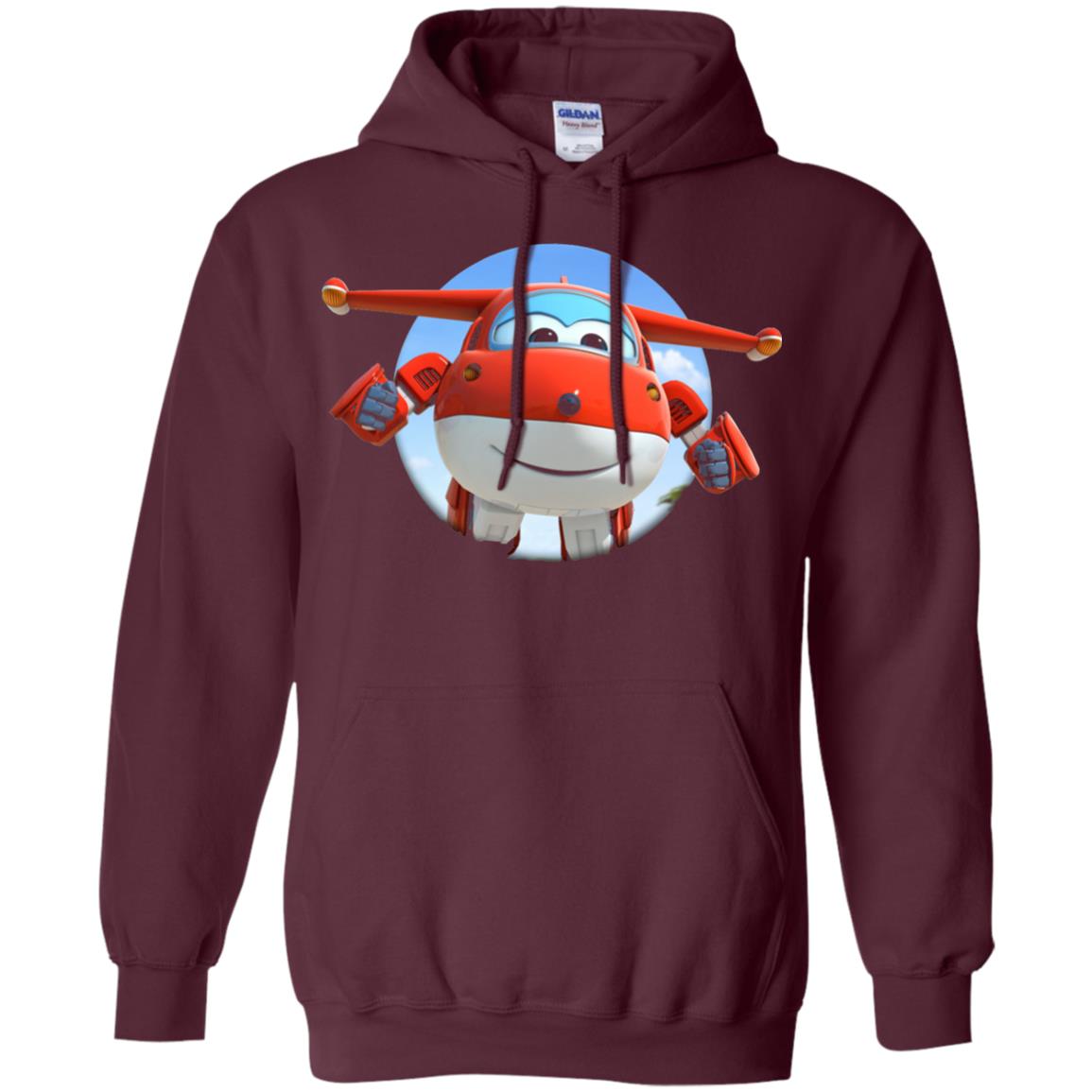 Super Wings Jett Movie Lover T-shirt Maroon