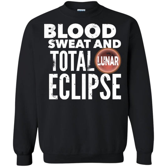 Total Lunar Eclipse 2018 Blood Sweat T-shirt Black
