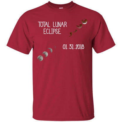 Total Lunar Eclipse 01-31-2018 Celebration Shirt Cardinal