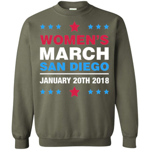 Women's March San Diego January 20th 2018 Protest Women's Right T-shirt