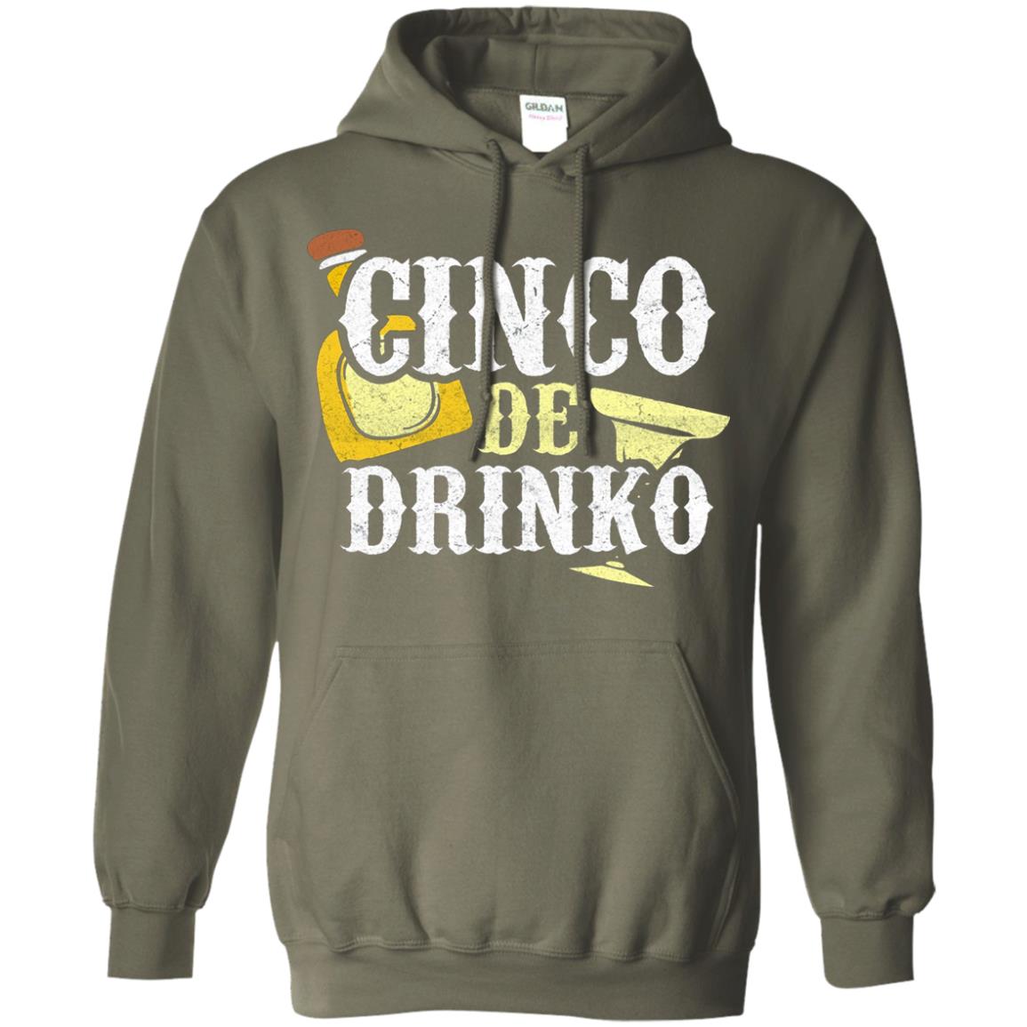 Cinco De Mayo Drinko Celebration T-shirt Military Green