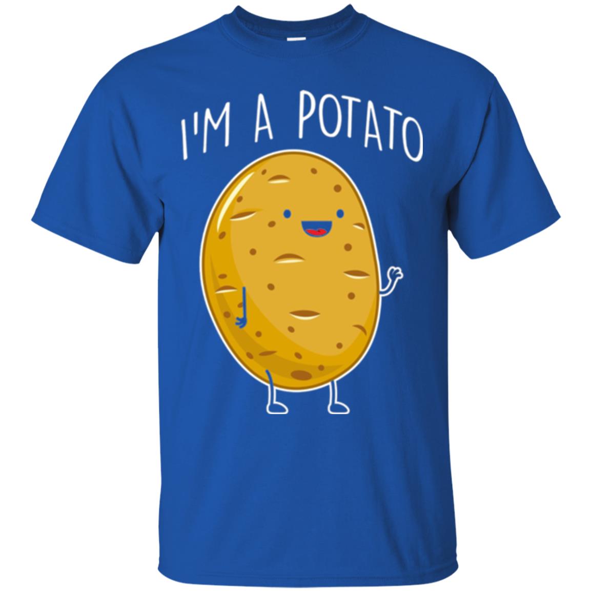I Am Potato T-shirt Royal