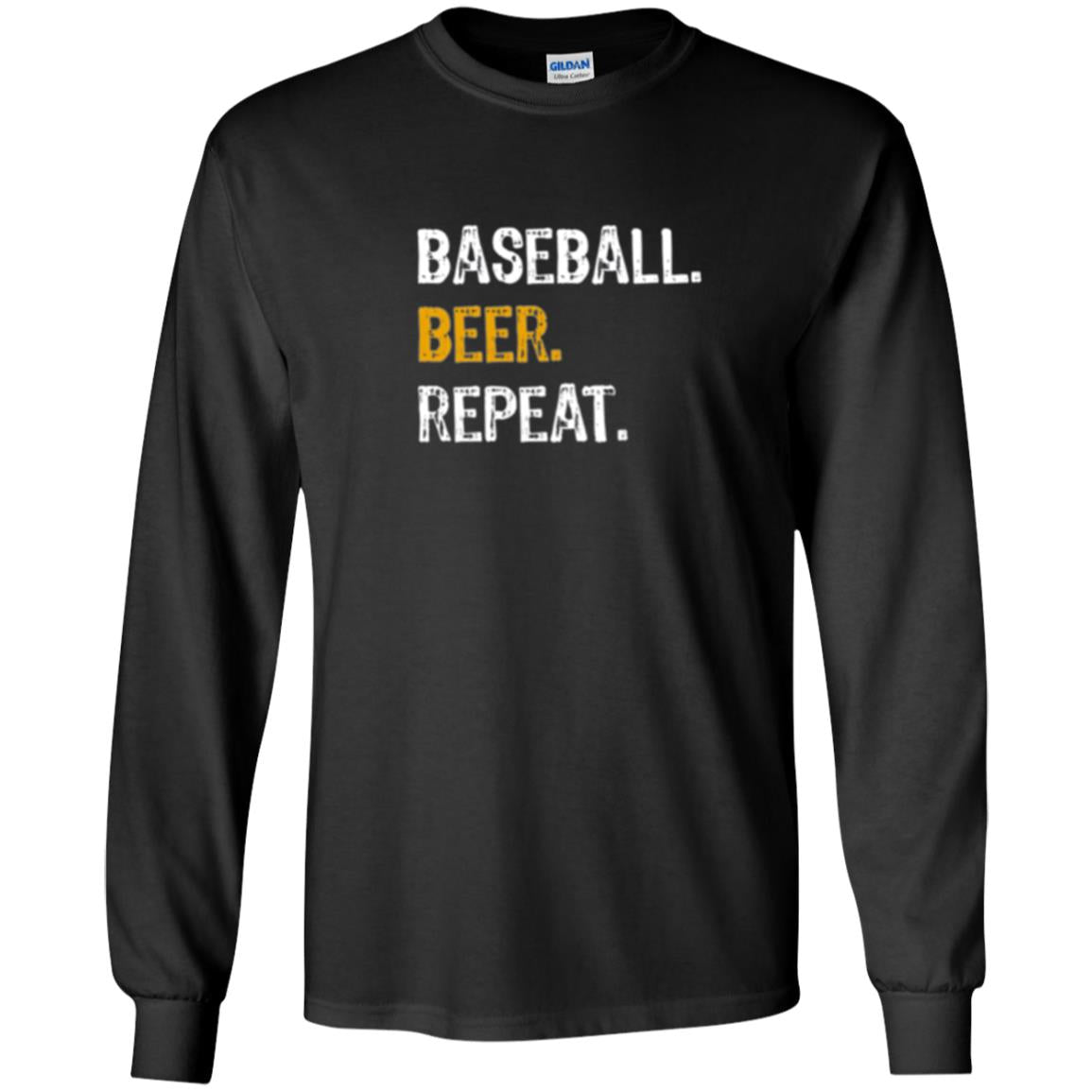 Baseball Beer Repeat Baseball Lover T-shirt