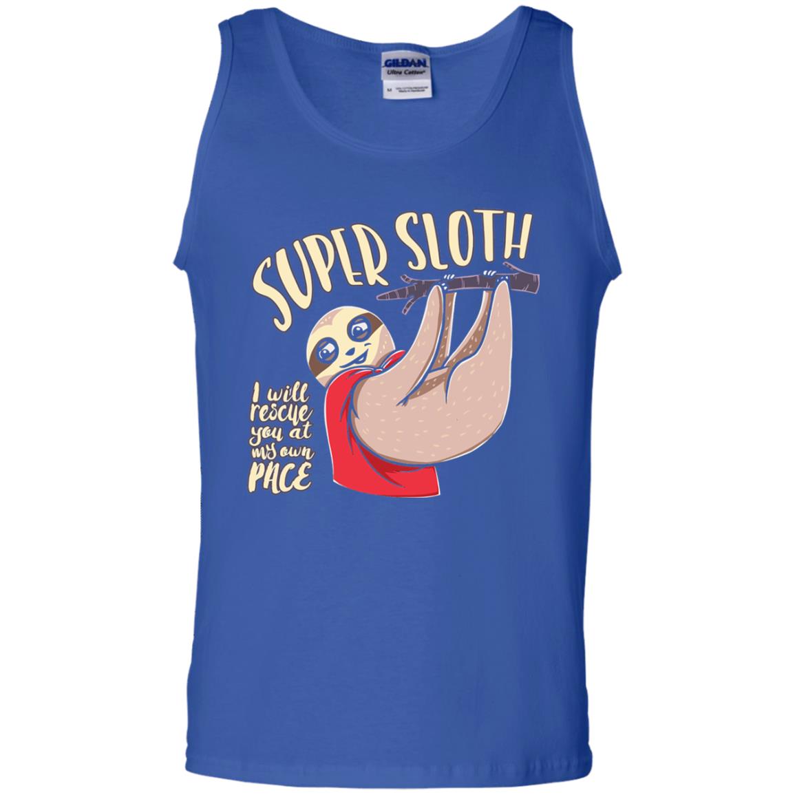 Funny Sloth T-shirt I Will Rescue You At My Own Pace Royal
