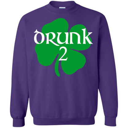 Drunk 2 Lucky Thing St. Patrick_s Day Irish T-shirt Purple
