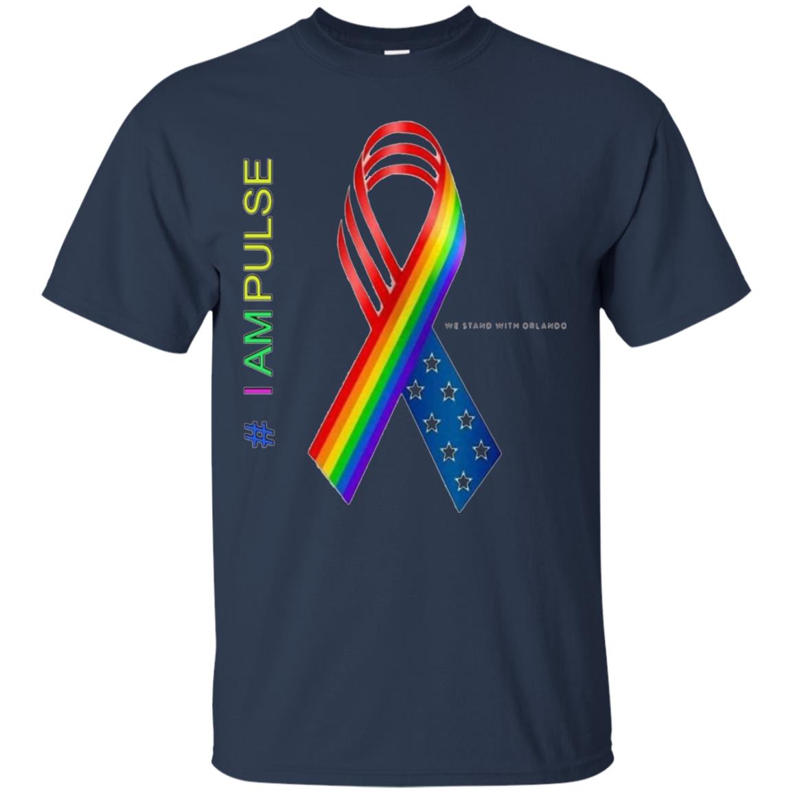 We Stand With Orlando Remembrance Lgbt Shirt Navy