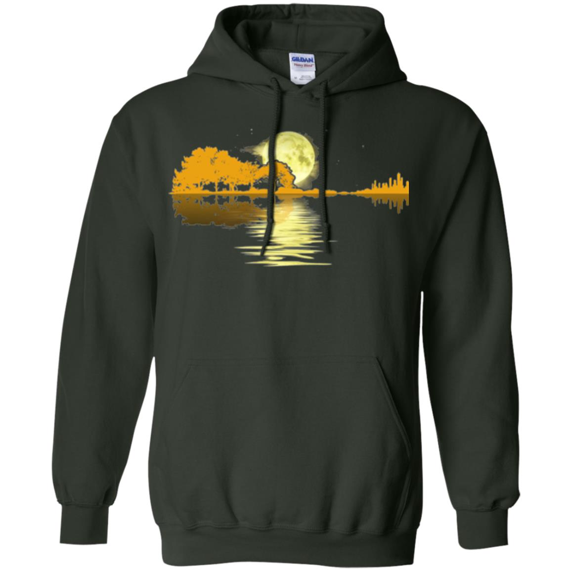 Guitar Lake Shadow T-shirt Forest Green
