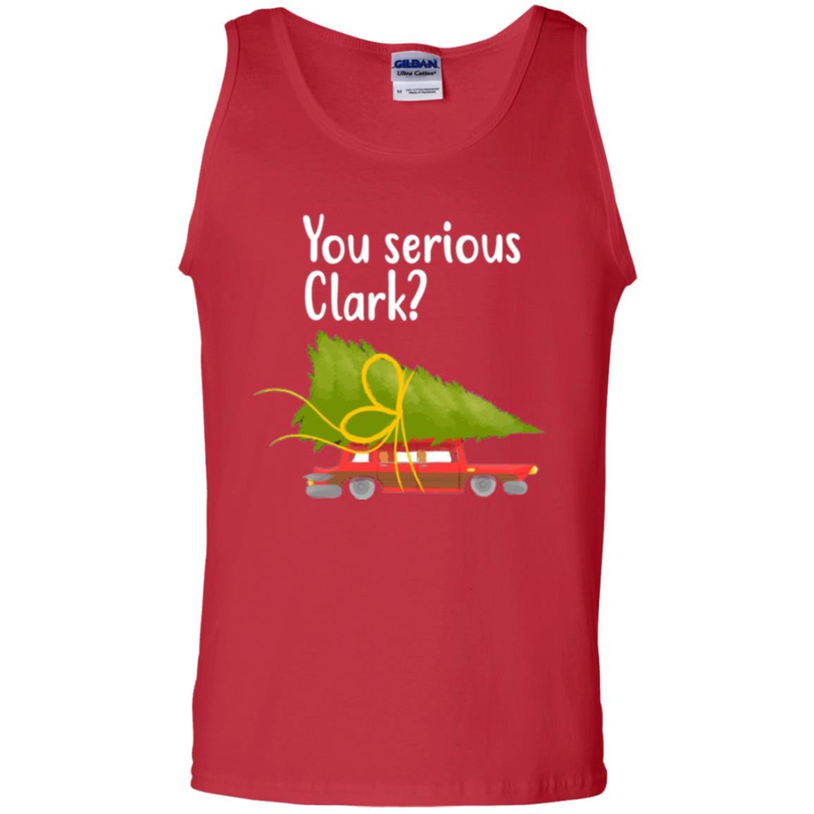 Christmas T-shirt You Serious Clark Griswold Red