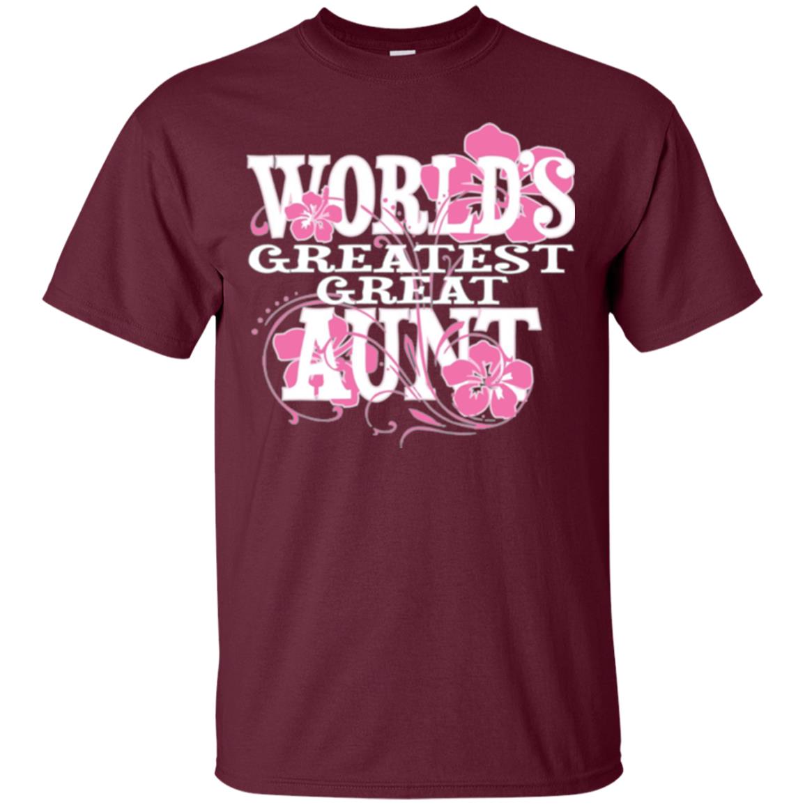 Aunt T-shirt World_s Greatest Great Aunt