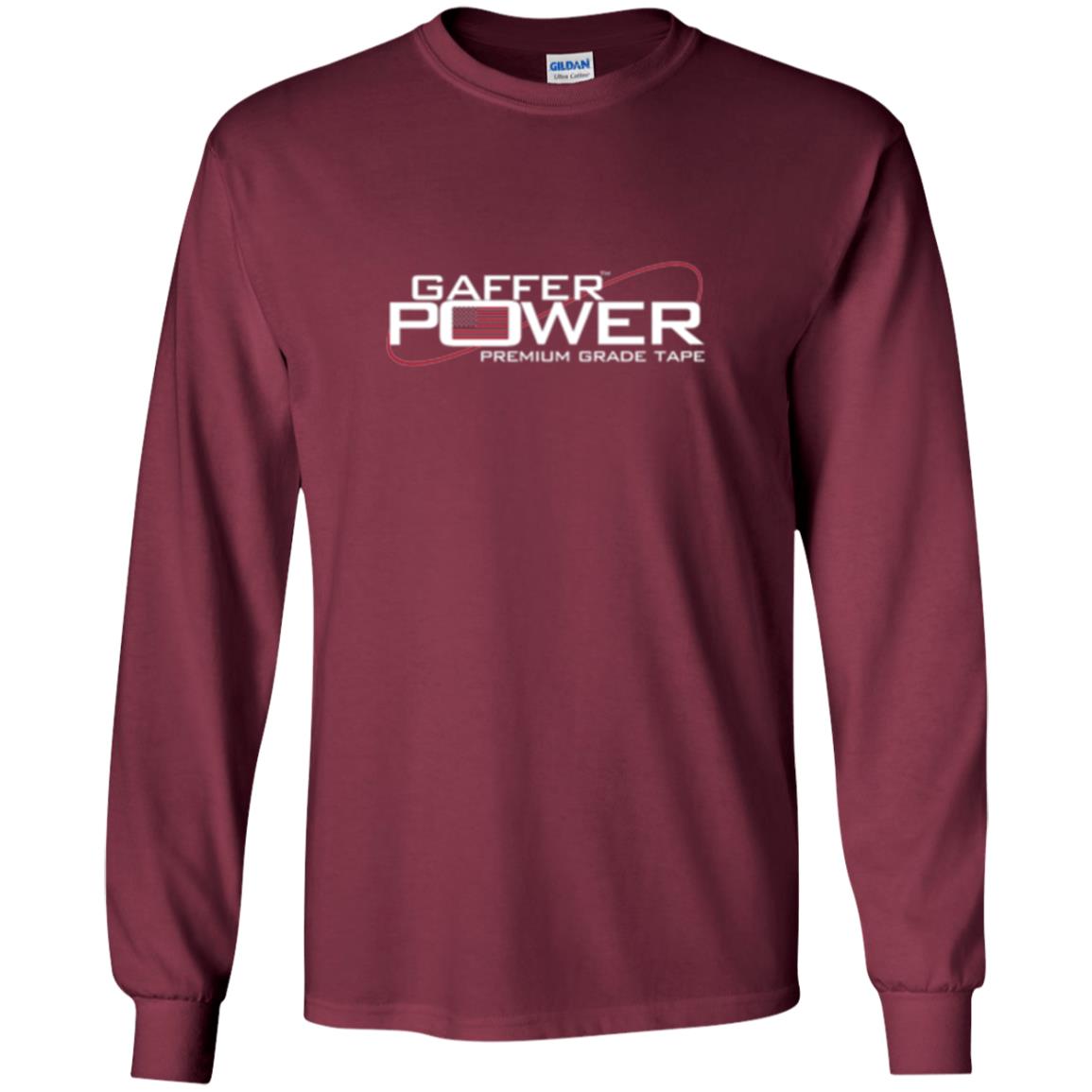 Gaffer Power Premium Grade Tape T-shirt Maroon