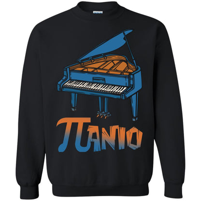Pi Day T-shirt Funny Piano Lover Black